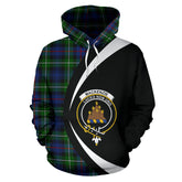 Mackenzie Tartan Crest Hoodie - Circle Style